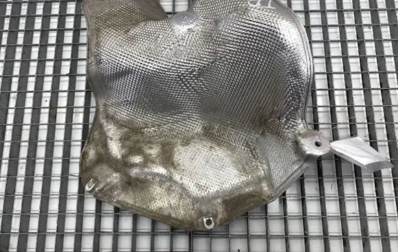 BMW 5 G30 G31 G38 Exhaust heat shield 7340826