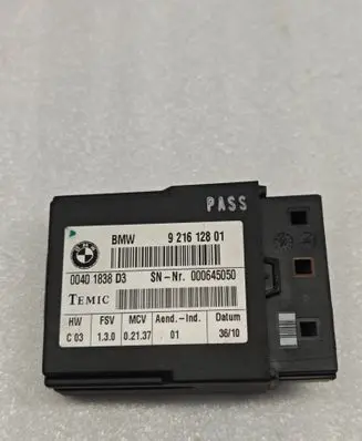 BMW 5 E60 E61 Seat control module 9216128 00401838 000645050
