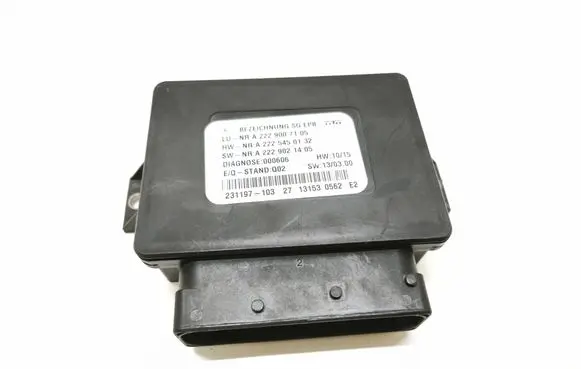 Mercedes-Benz S W222 Hand brake control module A2229007105 A2229021405 A2225450132