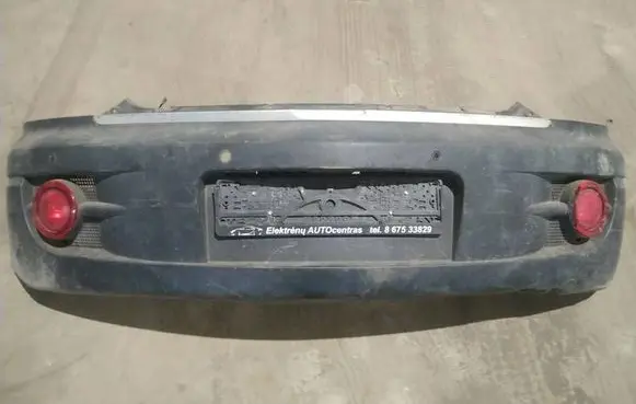 SsangYong Actyon Rear bumper raudonas