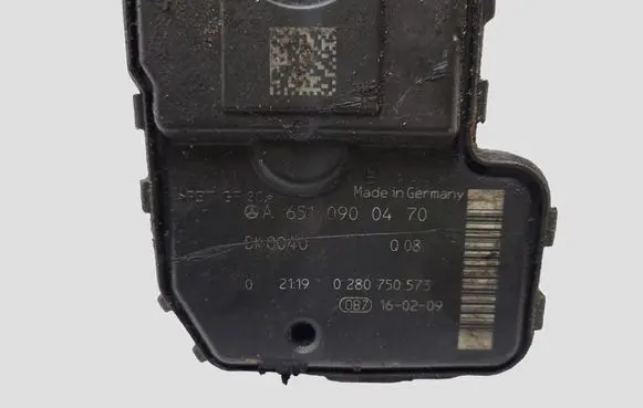 Mercedes-Benz Sprinter W906 Throttle valve A6510900470 0280750573