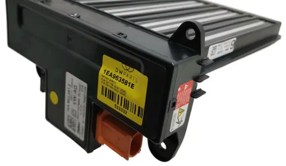 Electric cabin heater radiator