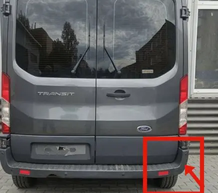 Ford Transit Rear bumper corner part panel trim BK3117926