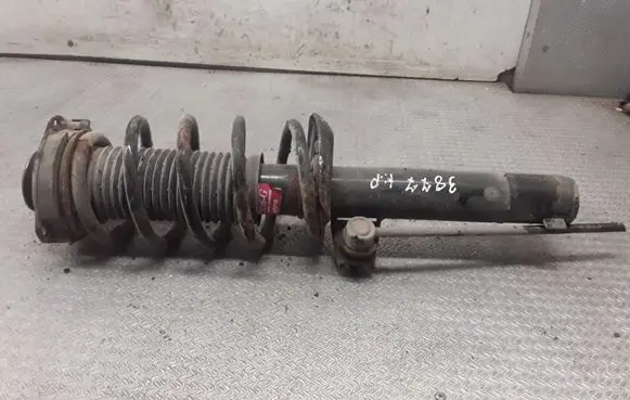 Front shock absorber with coil spring