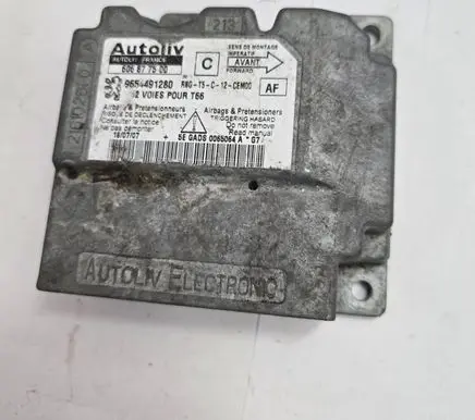 Peugeot 307 Airbag control unit/module 9654491280 606877500