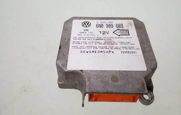 Volkswagen Sharan Airbag control unit/module 6N0909603 5WK4137 39950208
