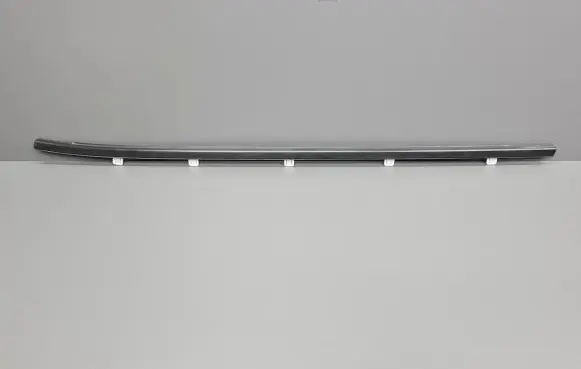 Front door glass trim molding