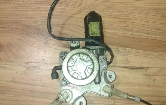 Front door window regulator motor