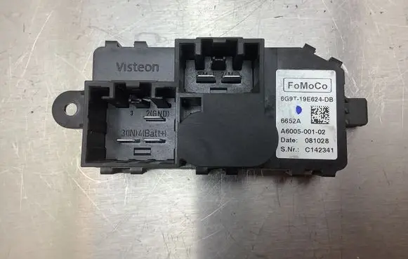 Ford Galaxy Heater blower motor/fan resistor 6G9T19E624DB 6652A A600500102