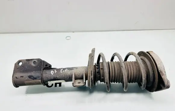 Front shock absorber with coil spring