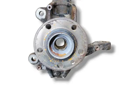 Front wheel hub spindle knuckle