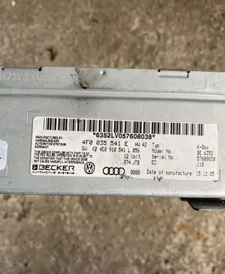 Audi A6 S6 C6 4F GPS navigation control unit/module 4F0035541E