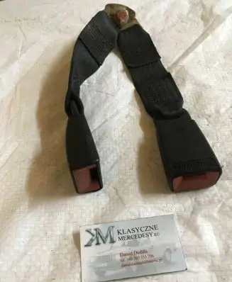 Mercedes-Benz W123 Rear seatbelt buckle 1238607369