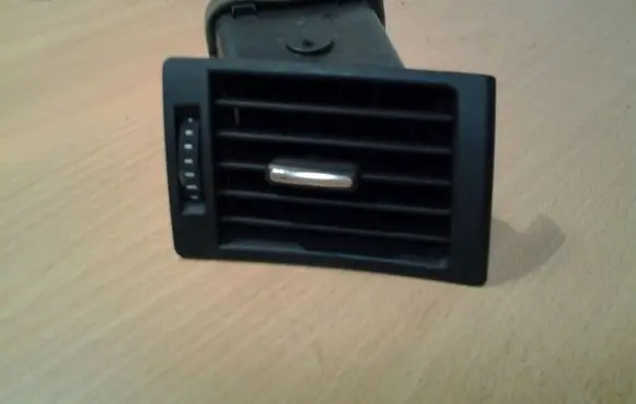 Dashboard side air vent grill/cover trim