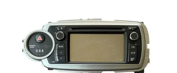 Toyota Yaris Radio/GPS head unit trim 86140OD030 86840YY040