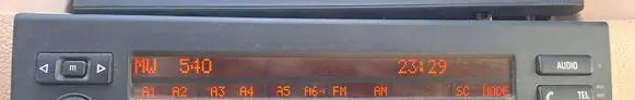 BMW 5 E39 Radio/CD/DVD/GPS head unit 65806914590