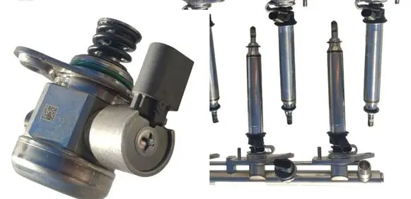 Mercedes-Benz E W212 Fuel injectors set A2760700687 A2780701101 0261520220