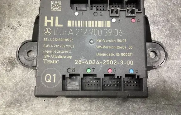 Mercedes-Benz E W212 Door control unit/module A2129003906 A2128208526 A2129029902