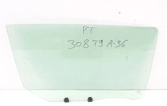 Peugeot 308 Rear door window glass