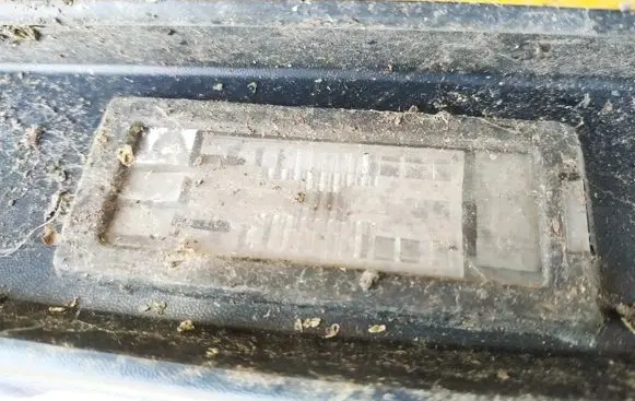 Renault Scenic II - Grand scenic II Number plate light