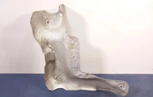 Citroen C4 II Picasso Exhaust heat shield 9675516480