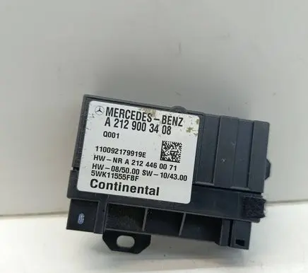 Mercedes-Benz C W204 Fuel injection pump control unit/module A2129003408 110092179919E A2124460071
