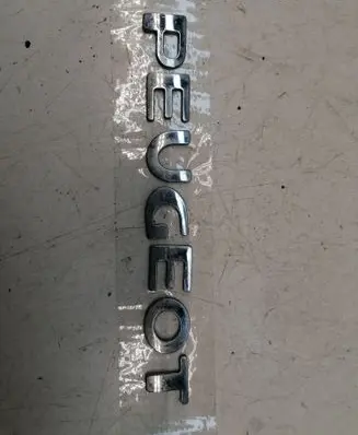 Peugeot Boxer Fender model badge letters 