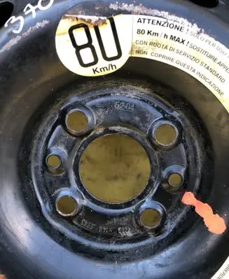 Lancia Thema R14 spare wheel 