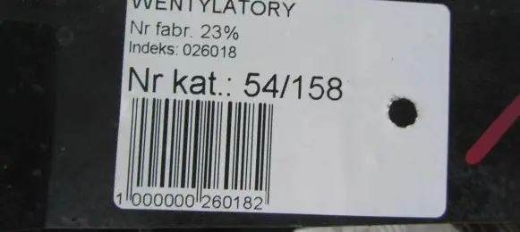 Renault Trafic II (X83) Electric radiator cooling fan