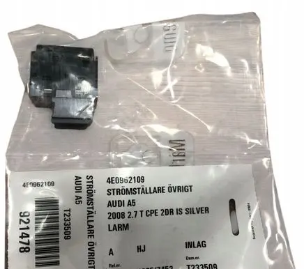 Audi A8 S8 D3 4E Alarm switch 4E0962109