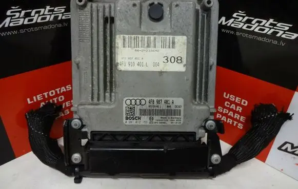 Audi A6 S6 C6 4F Engine control unit/module 4F0907401A 4F0910401L