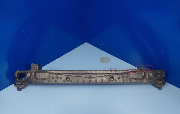 Front bumper foam support bar