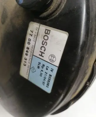 Renault Scenic I Brake booster 7700849313