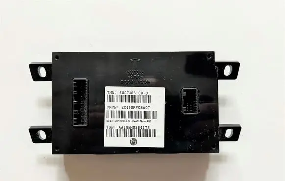 Tesla Model S Climate control unit 600736600D 6007366 EC100FPCBA07