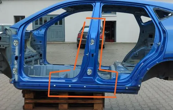 MG ZS Sill
