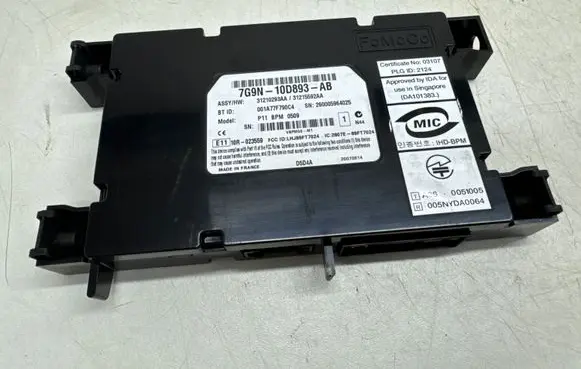 Volvo S80 Bluetooth control unit module 7G9N10D893AB