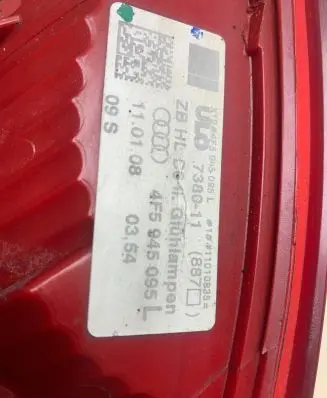 Audi A6 S6 C6 4F Rear/tail lights 865552