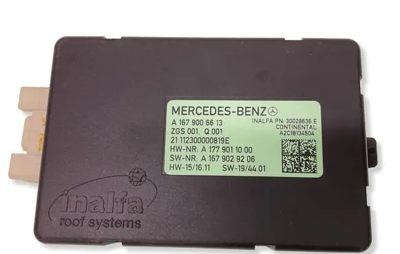 Mercedes-Benz GLE W167 Sunroof control unit/module A1679006613 A1779011000 A1679029206