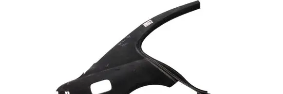 BMW 1 E81 E87 (B) Pillar trim (exterior) RHWE65