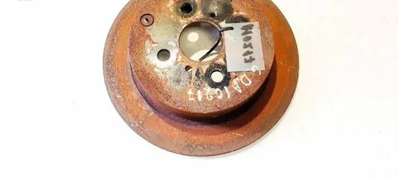 Toyota Yaris Verso Rear brake disc neventiliuojamas