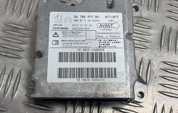 Citroen DS4 Airbag control unit/module 9678691580