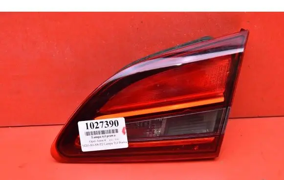 Opel Astra J Rear/tail lights 25870194