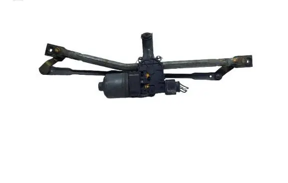 Front wiper linkage and motor