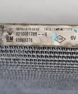 Renault Trafic III (X82) A/C cooling radiator (condenser) 921008178R 0017378 93868376