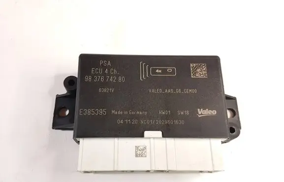 Peugeot 208 Parking PDC control unit/module 9837674280