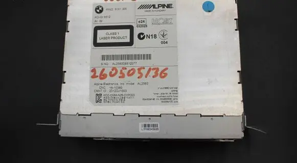 BMW X3 F25 Radio/CD/DVD/GPS head unit 9311305 032025
