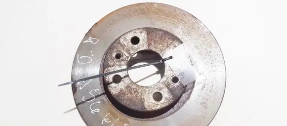 Fiat Punto (176) Front brake disc neventiliuojamas