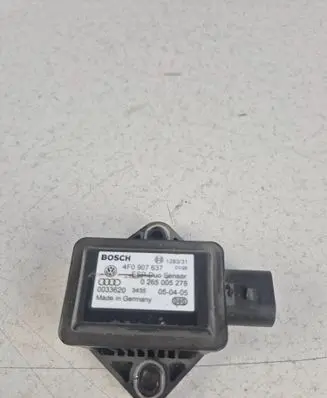 Audi A6 S6 C6 4F ESP acceleration yaw rate sensor 4F0907637 0265005278 0033620