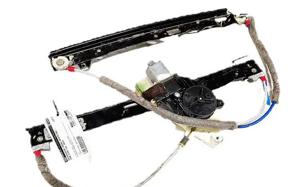Front door window regulator with motor