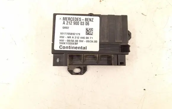 Mercedes-Benz E W212 Fuel injection pump control unit/module A2129000306 2129000306